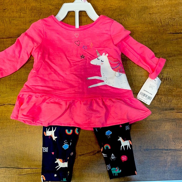 Carter's Other - 9 month Carter’s girl matching set